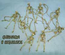 Ref 00681 / 5.95 € / Guirnalda 8 esqueletos