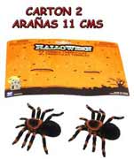 REF 19103 / 1.95 € / INCLUYE 2 ARAÑAS DE 11 CMS