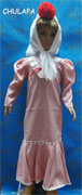 Ref CHULAPARO / 14.95 € / Tallas XS Y S años / cierre de cremallera , incluye vestido y pañuelo